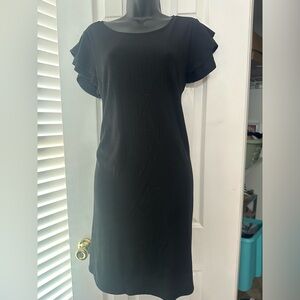 Super cute black Zenana ruffle sleeve size medium dress